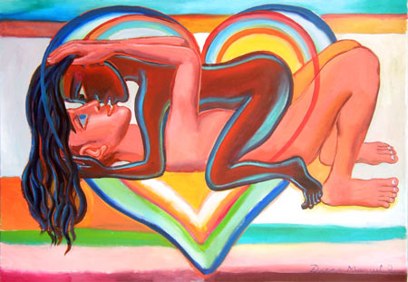 Amor 11, painting by Diego Manuel