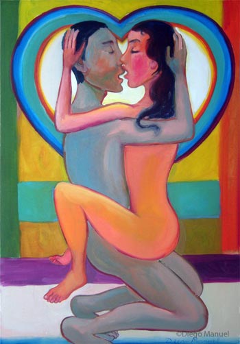 Amor 7, cuadro del artista Diego Manuel
