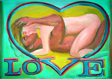 Amor 8 , cuadro del artista Diego Manuel