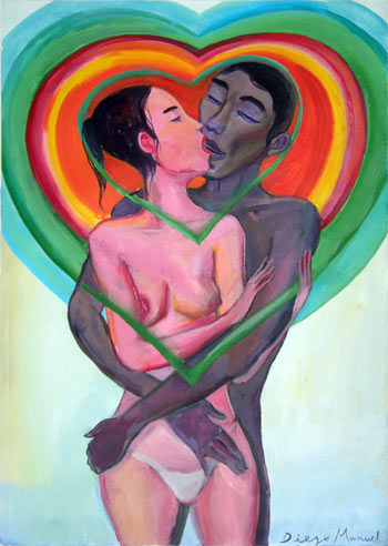 Love 10, cuadro del artista Diego Manuel
