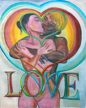 Love 2, cuadro del artista Diego Manuel